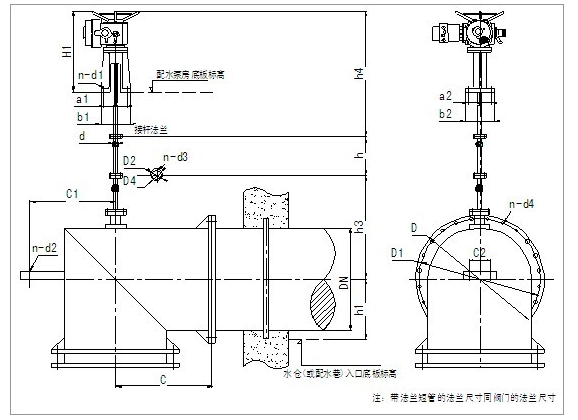 配水闸阀结构图